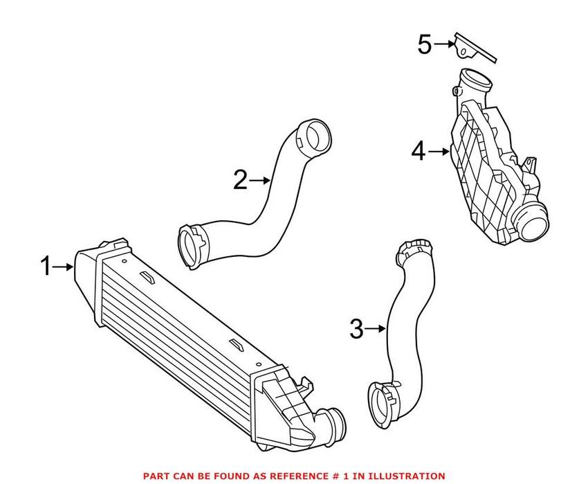 Mercedes Intercooler 2045000200